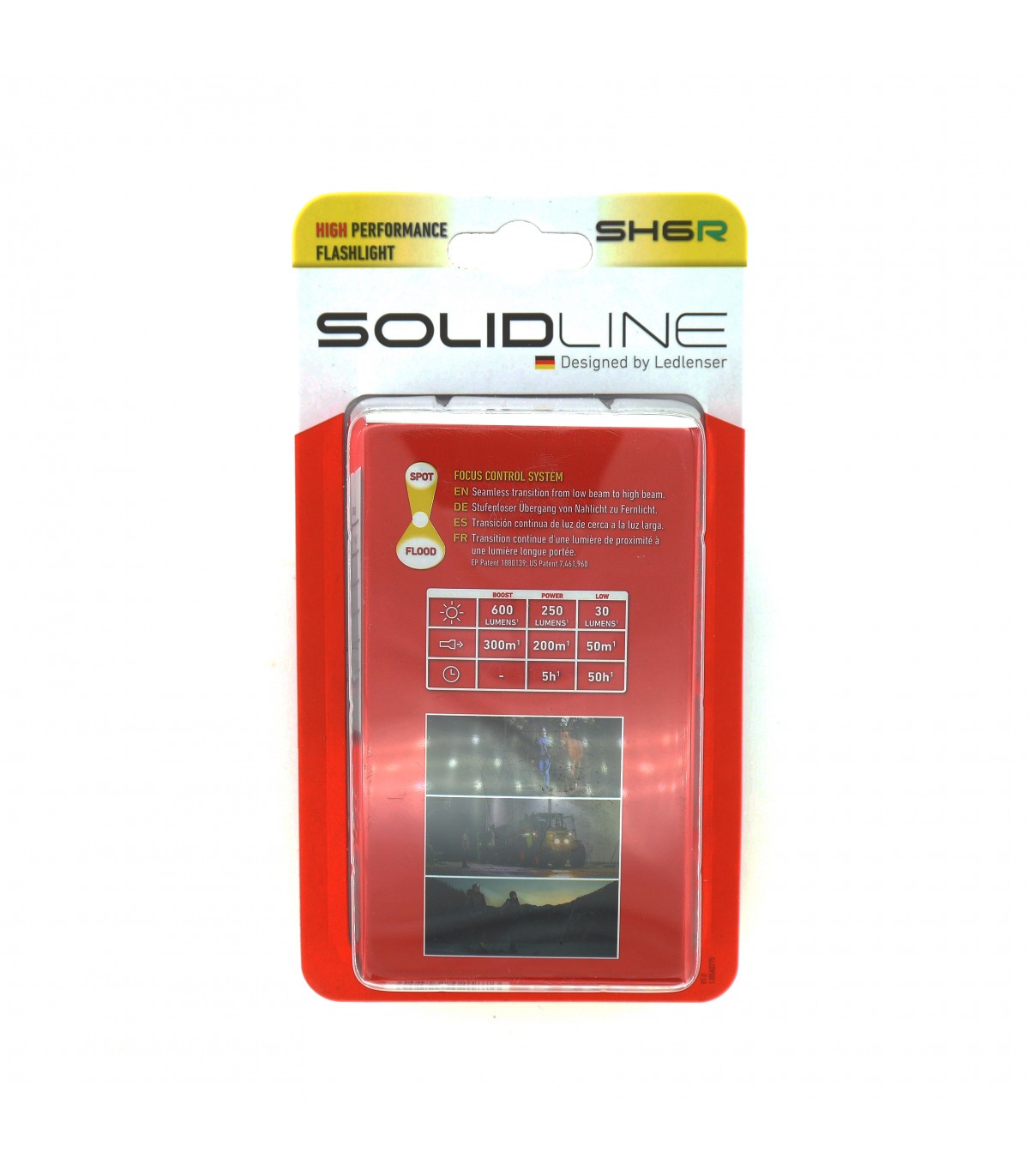 Frontal Solidline SH6R 600lm, Led Lenser