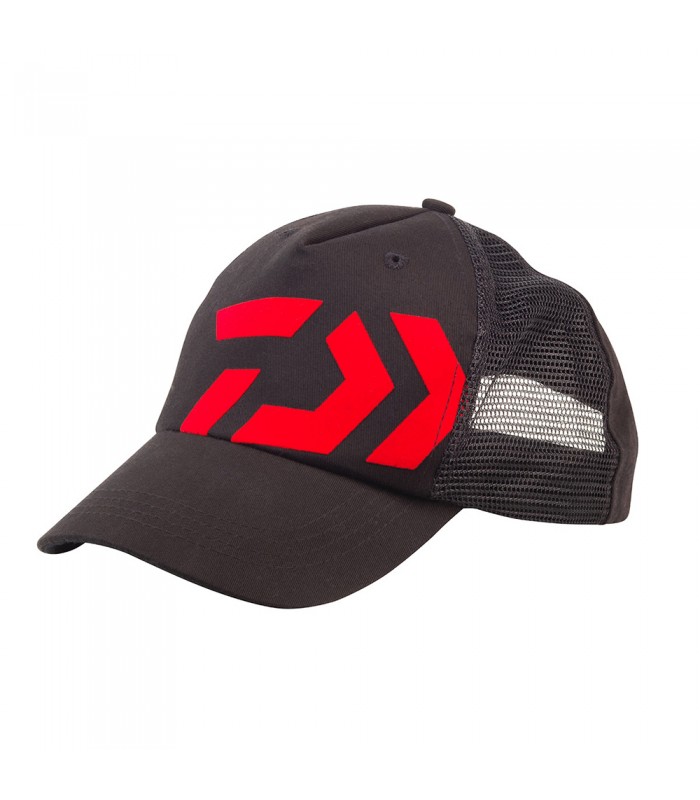 BONÉ DAIWA TRUCKER NOIRE LOGO  ROUGE