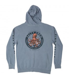 CAMISOLA SALTY CREW DEEP REACH OVERDYED FLEECE