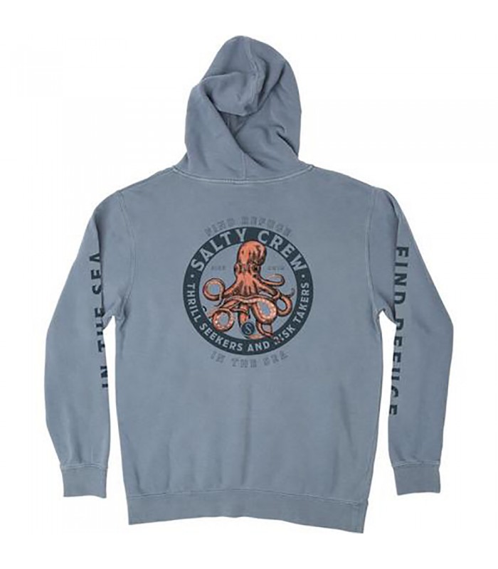 CAMISOLA SALTY CREW DEEP REACH OVERDYED FLEECE
