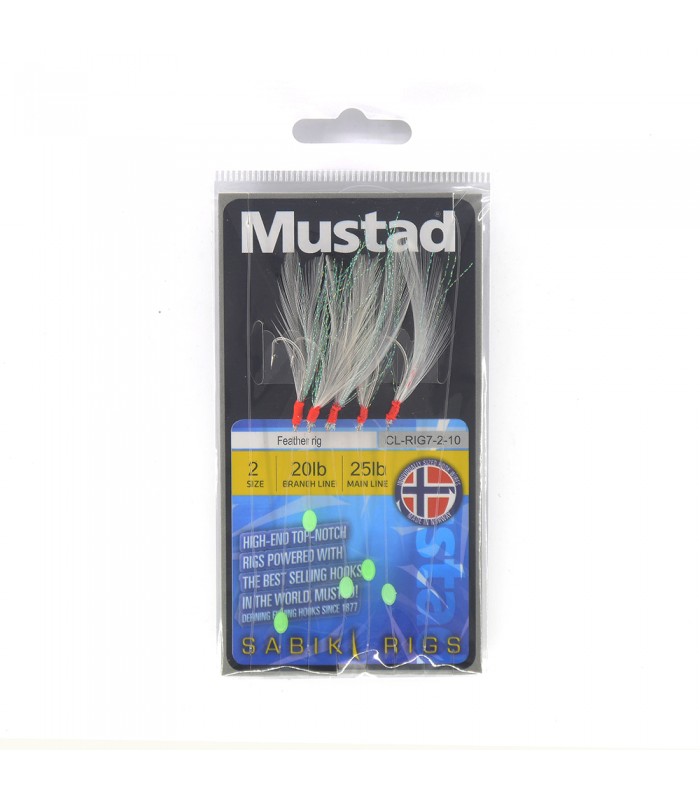 SABIKI RIGS MUSTAD FEATHER RIG