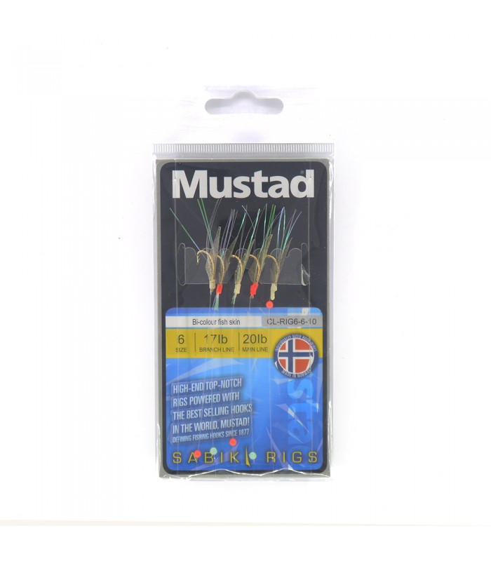 APARELHO PARA CARAPAUS MUSTAD BICOLOR FISH SKIN