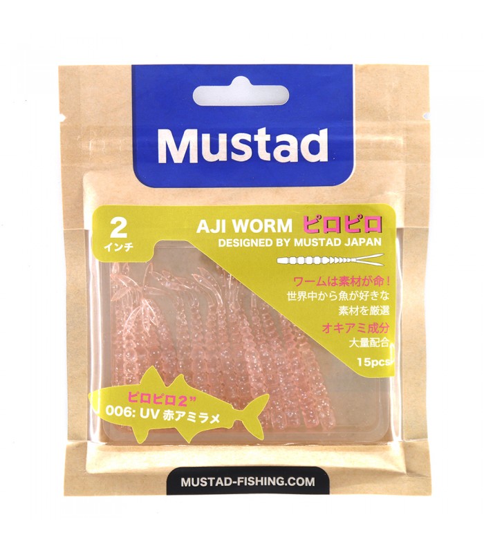 VINIL MUSTAD AJI WORM PILO-PILO