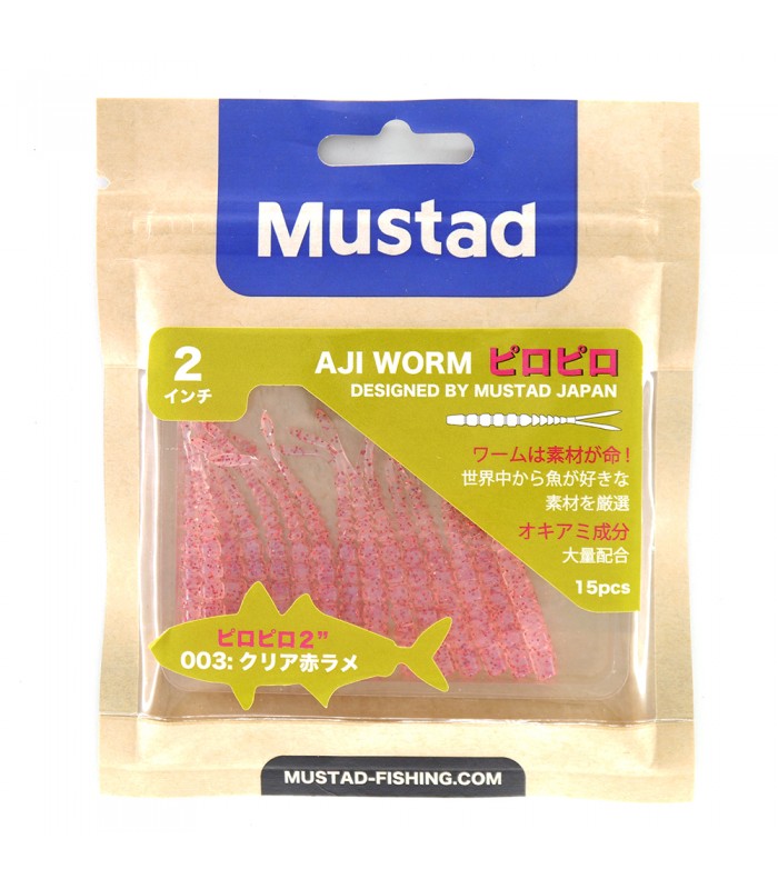 VINIL MUSTAD AJI WORM PILO-PILO