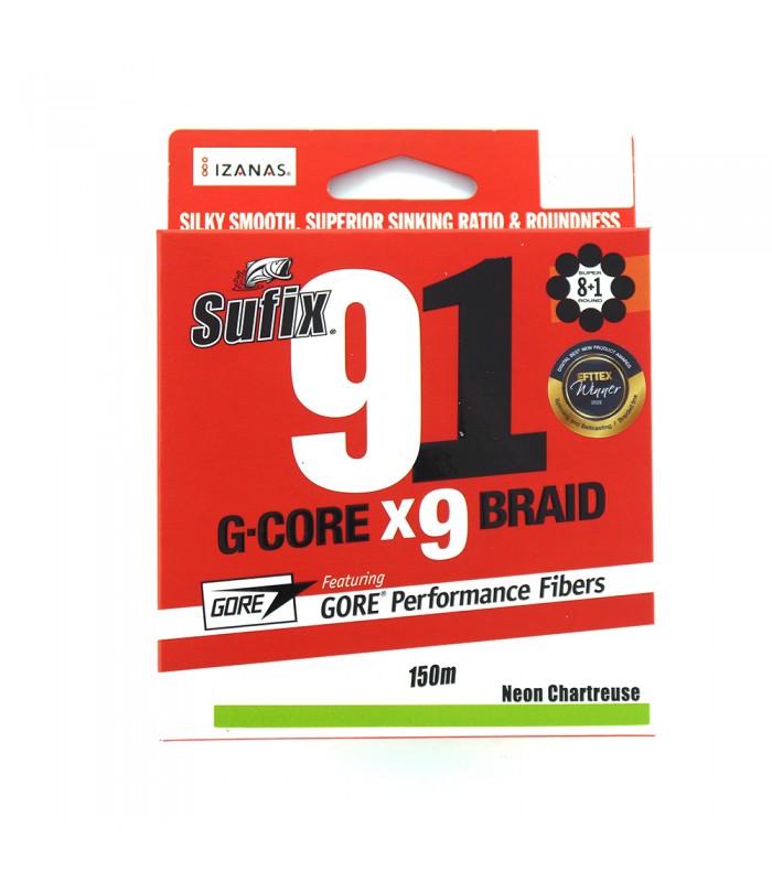 LINHA TRANÇADA SUFIX 91 G-CORE X9 150 M