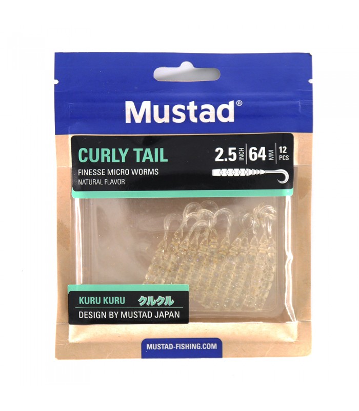 MUSTAD CURLY TAIL 2.5 VINIL