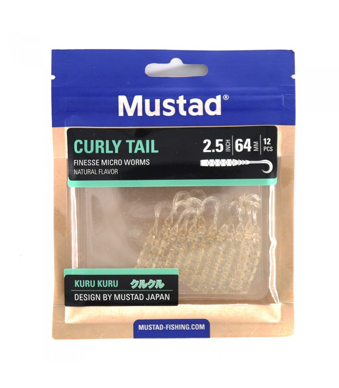 VINIL MUSTAD CURLY TAIL 2.5