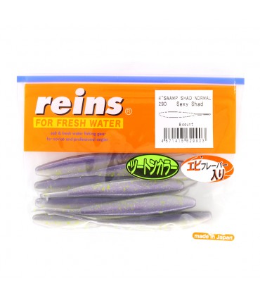 VINILO REINS SWAMP SHAD 4" NORMAL