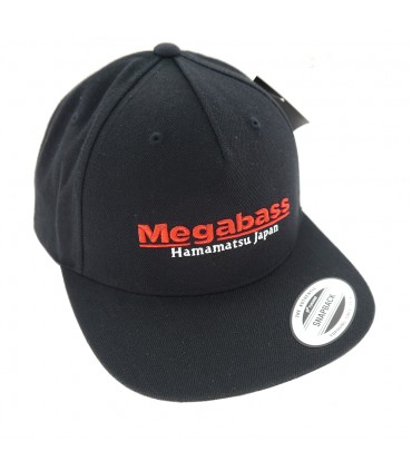 BONÉ MEGABASS SNAPBACK BLACK RED