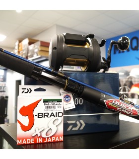 PACK DAIWA CARRETO TANACOM 800+CANA BOAT 180+500 M J-BRAID 0,42