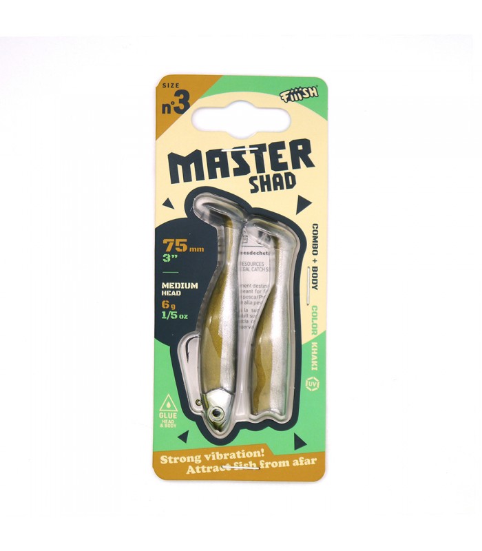 VINYL FIIISH MASTER SHAD 75 - 6 GRS