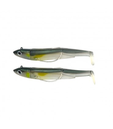 VINILO FIIISH BLACK MINNOW 120 - 25 GRS DOBLE COMBO OFF SHORE