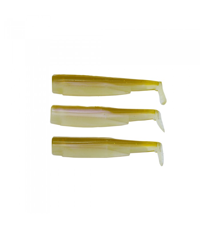 VYNIL FIIISH BLACK MINNOW 90 3 CORPOS