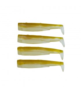 VYNIL FIIISH BLACK MINNOW 70 4 CORPOS