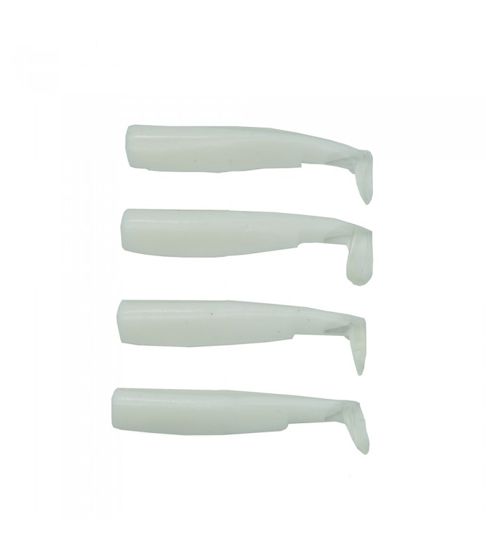 VYNIL FIIISH BLACK MINNOW 70 4 CORPOS
