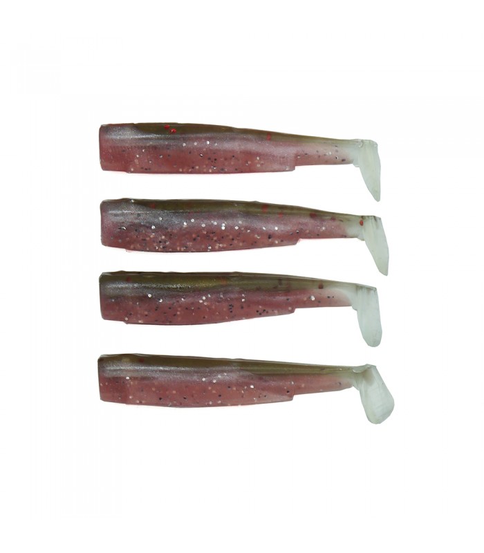 VYNIL FIIISH BLACK MINNOW 70 4 CORPOS