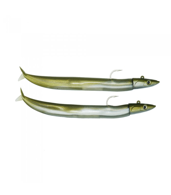 VINIL FIIISH CRAZY SAND EEL 15 CM -20 GRS DUPLO COMBO OFF SHORE