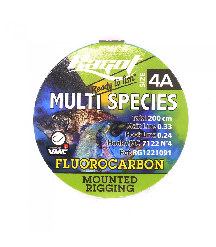 BAJO DE LÍNEA RAGOT MUTISPECIE FLUOROCARBÓN