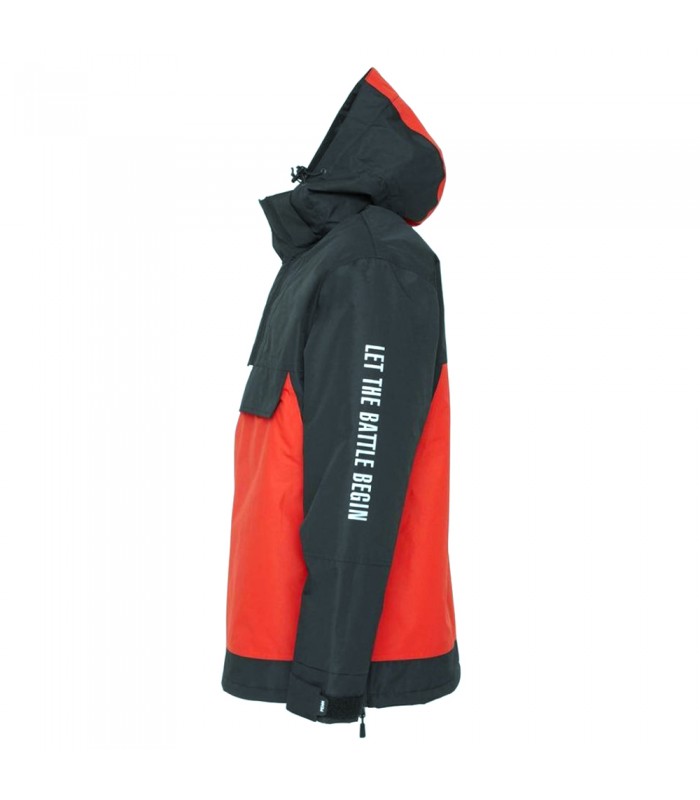 CHAQUETA PENN FIERCE SMOCK FIERY RED/INK