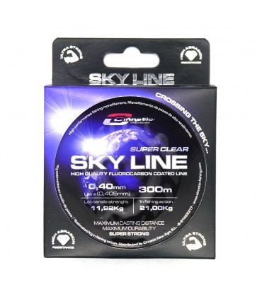 NYLON CINNETIC SKY LINE SUPER CLEAR 300 M