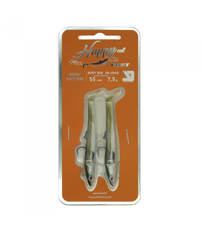 VINILO HAPPY EEL MICRO FAST 5,5 CM - 7,5 GRS DE YKR