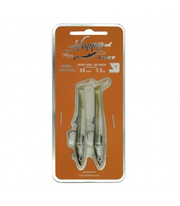 VINILO HAPPY EEL MICRO FAST 5,5 CM - 7,5 GRS DE YKR