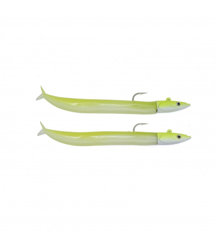 VINILO FIIISH CRAZY SAND EEL Nº1 10 CM - 10 GRS DOBLE COMBO OFF SHORE
