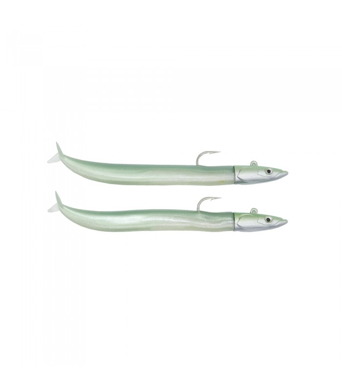 VINILO FIIISH CRAZY SAND EEL Nº1 10 CM - 10 GRS DOBLE COMBO OFF SHORE