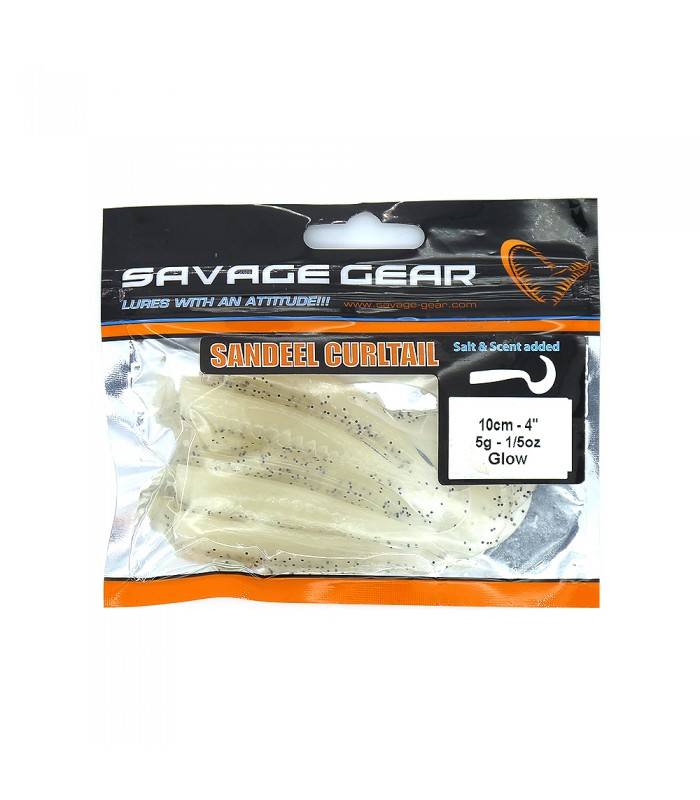 SANDEEL CURLTAIL VINIL 10 CM POR SAVAGE GEAR