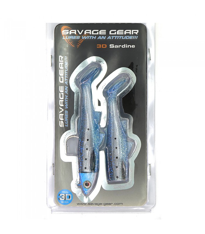 VINILO 3D SARDINE 13,5 CM DE SAVAGE GEAR