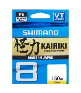 LINHA TRANÇADA SHIMANO KAIRIKI YELLOW 150 M
