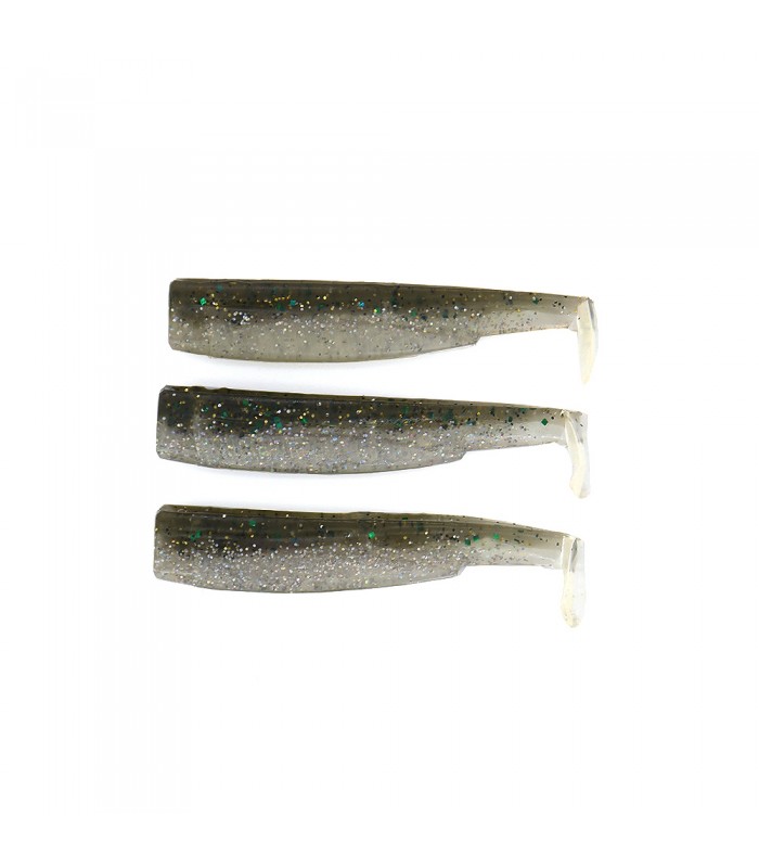 VYNIL FIIISH BLACK MINNOW 90 3 CORPOS