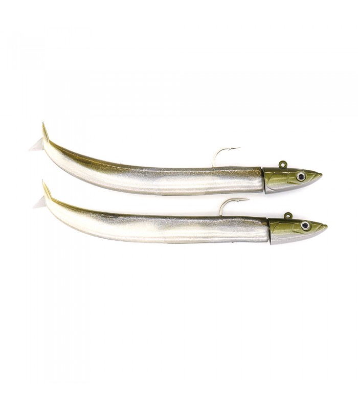 VINIL FIIISH CRAZY SAND EEL 12 CM -15 GRS DUPLO COMBO OFF SHORE
