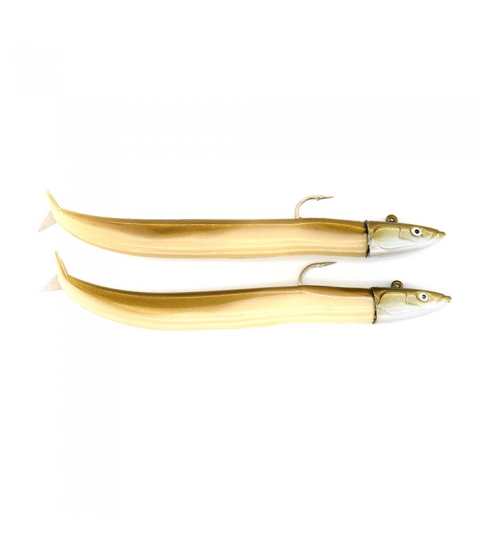 VINIL FIIISH CRAZY SAND EEL 12 CM -15 GRS DUPLO COMBO OFF SHORE