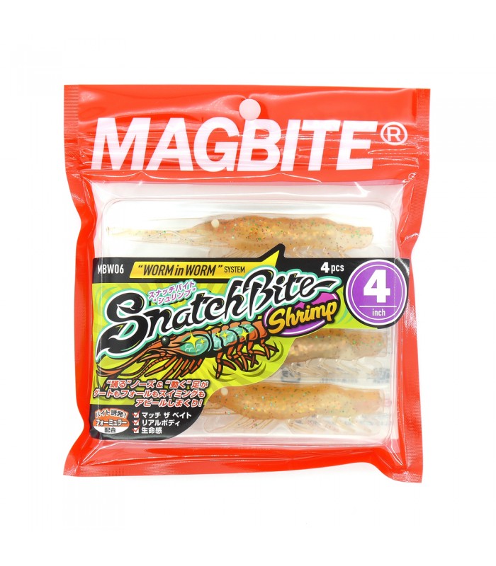 VINIL MAGBITE SNACH BITE SHRIMP 4"