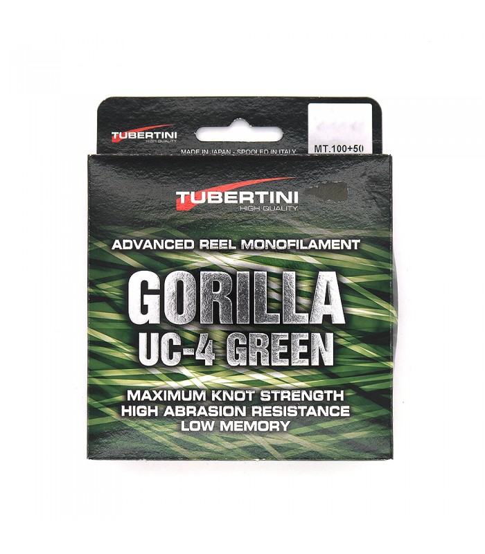 NYLON TUBERTINI GORILLA UC-4 VERDE 150 M